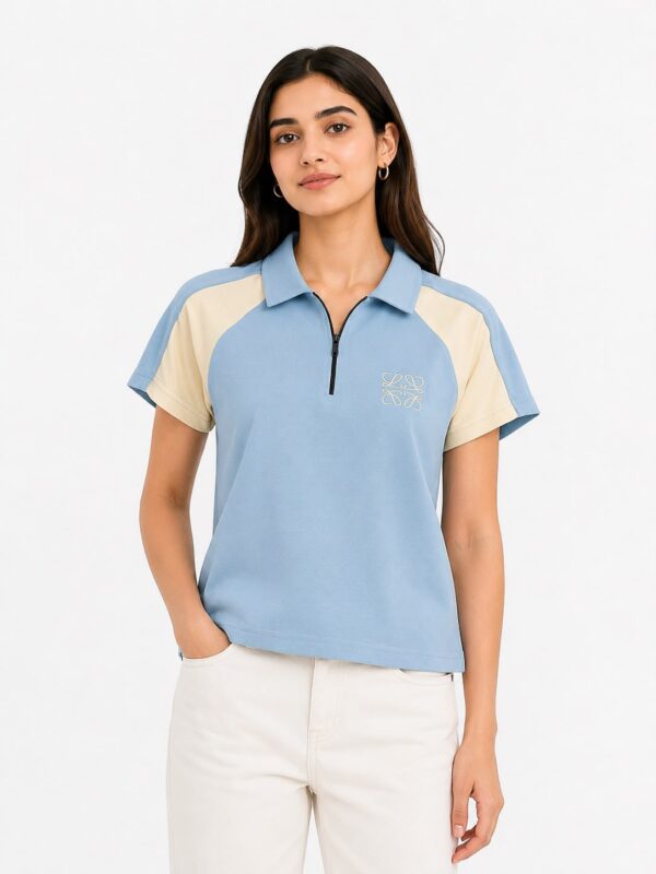 Collar T-Shirt (Crop)