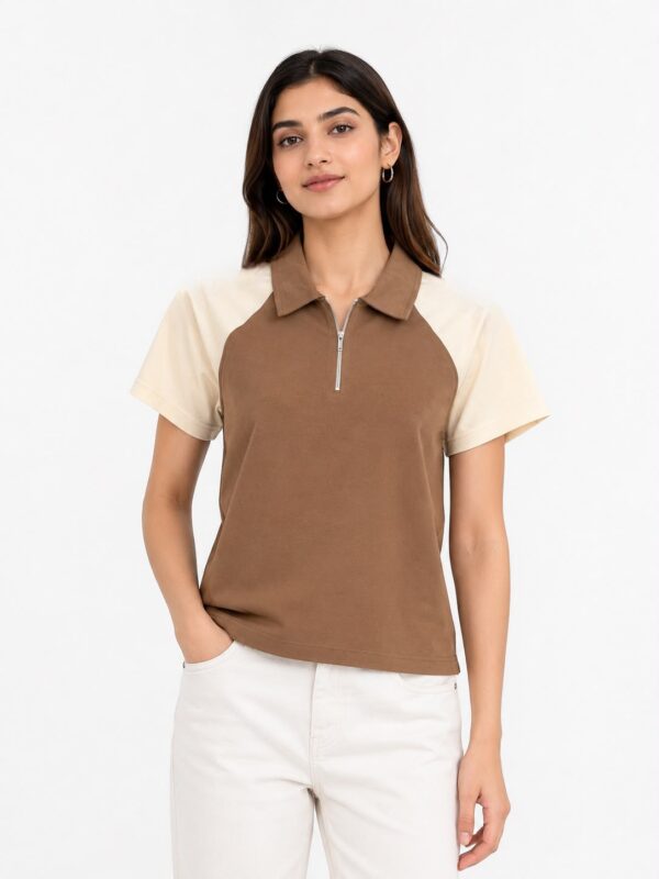 Collar T-Shirt (Crop)